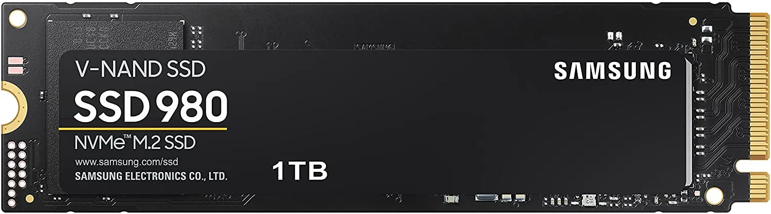 Samsung 980 1TB PCIe 3.0 (up to 3.500 MB/s) NVMe M.2 Internal Solid State Drive (SSD) (MZ-V8V1T0BW)