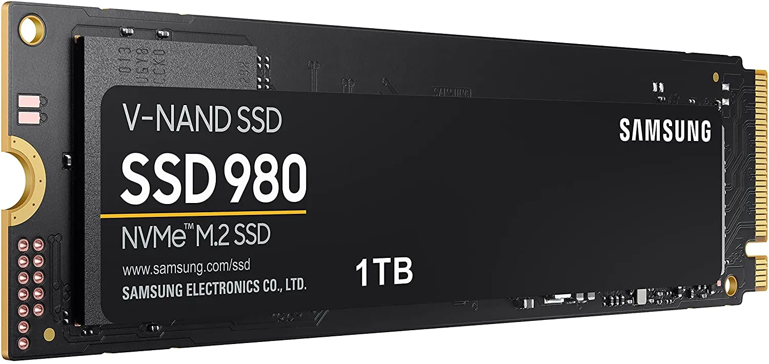 Samsung 980 1TB PCIe 3.0 (up to 3.500 MB/s) NVMe M.2 Internal Solid State Drive (SSD) (MZ-V8V1T0BW)