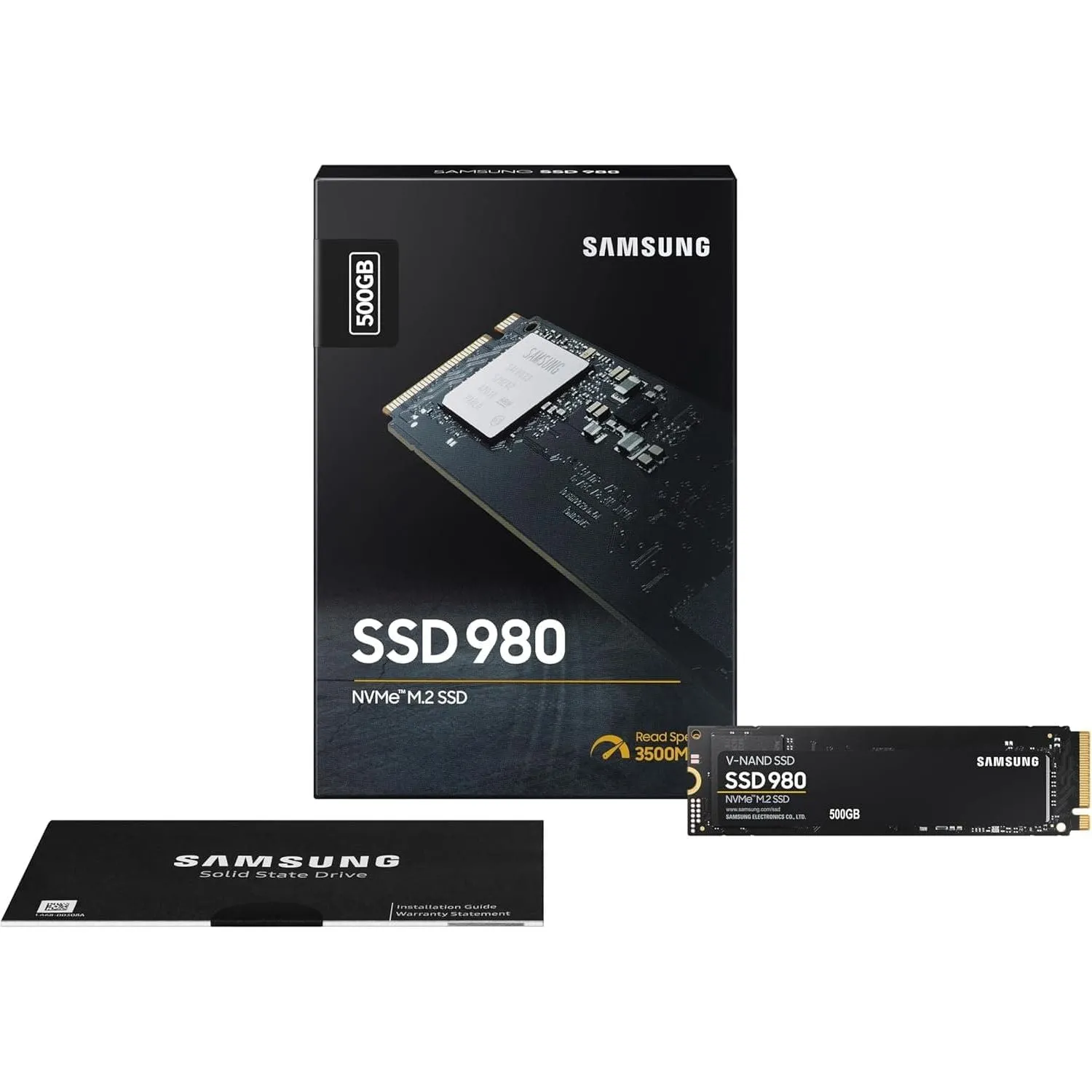 Samsung 980 250 GB PCIe 3.0 (up to 2,900 MB/s) NVMe M.2 Internal Solid State Drive (SSD) (MZ-V8V250BW)