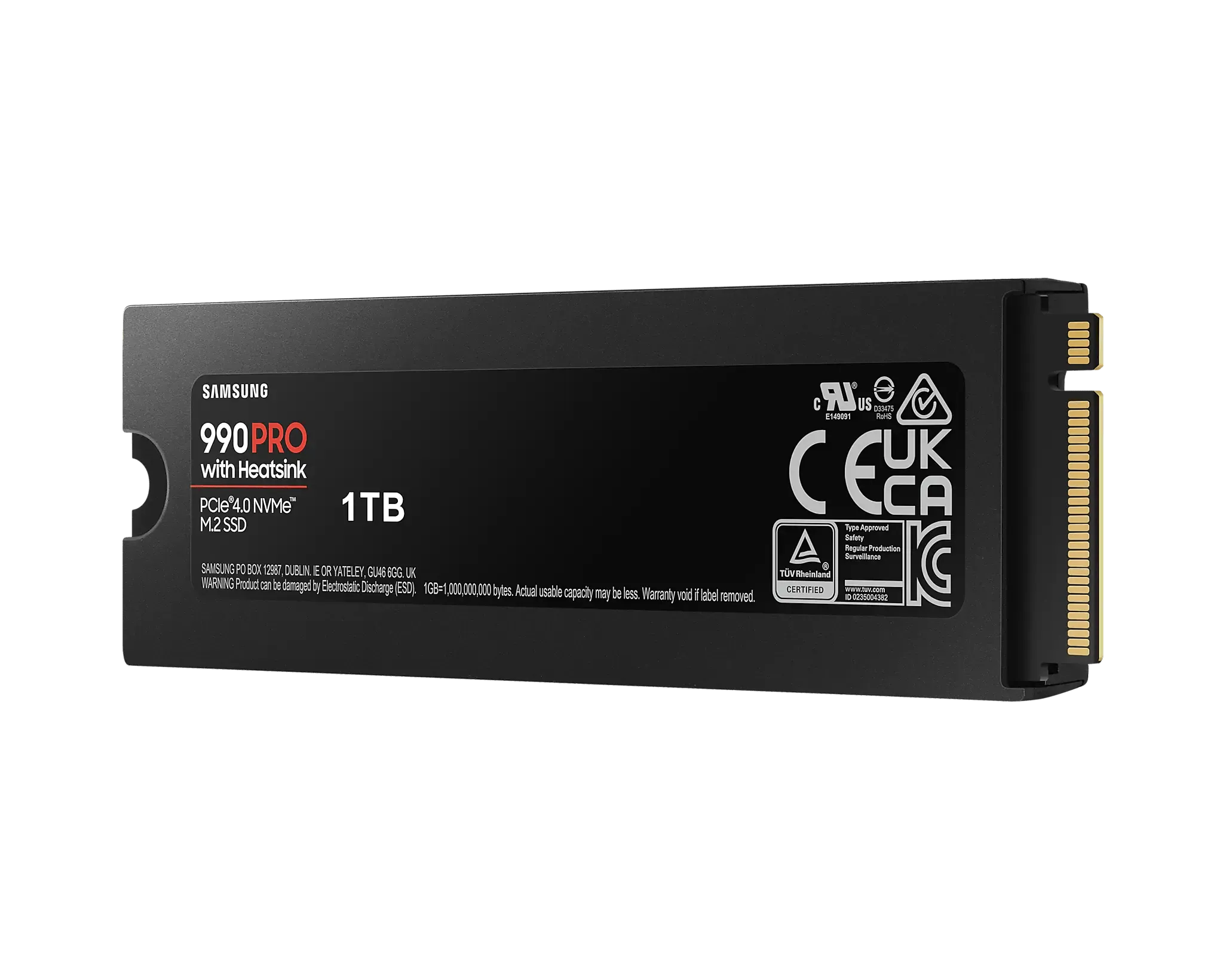 Samsung 990 Pro 1 Tb Nvme Ssd W/Heatsink