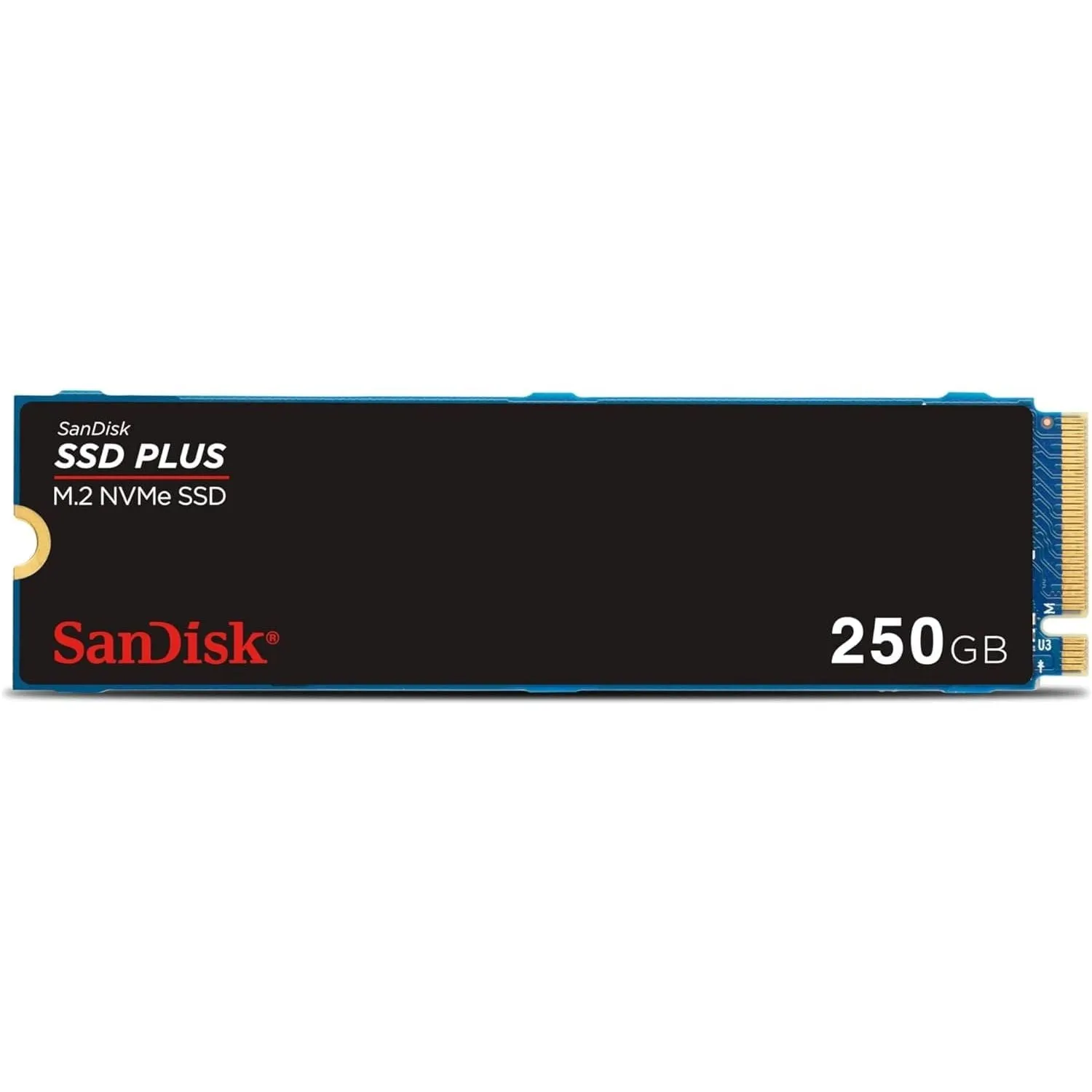 SanDisk SSD Plus 250GB M.2 NVMe SSD, Internal SSD, PCIe Gen 3, M.2 2280, Easy Installation
