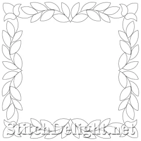 SDQL0106 Leafy Quilt Frame