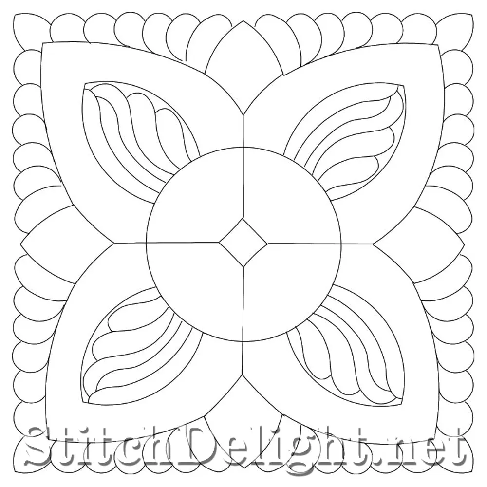 SDQL0109Royal Quilt Block 1