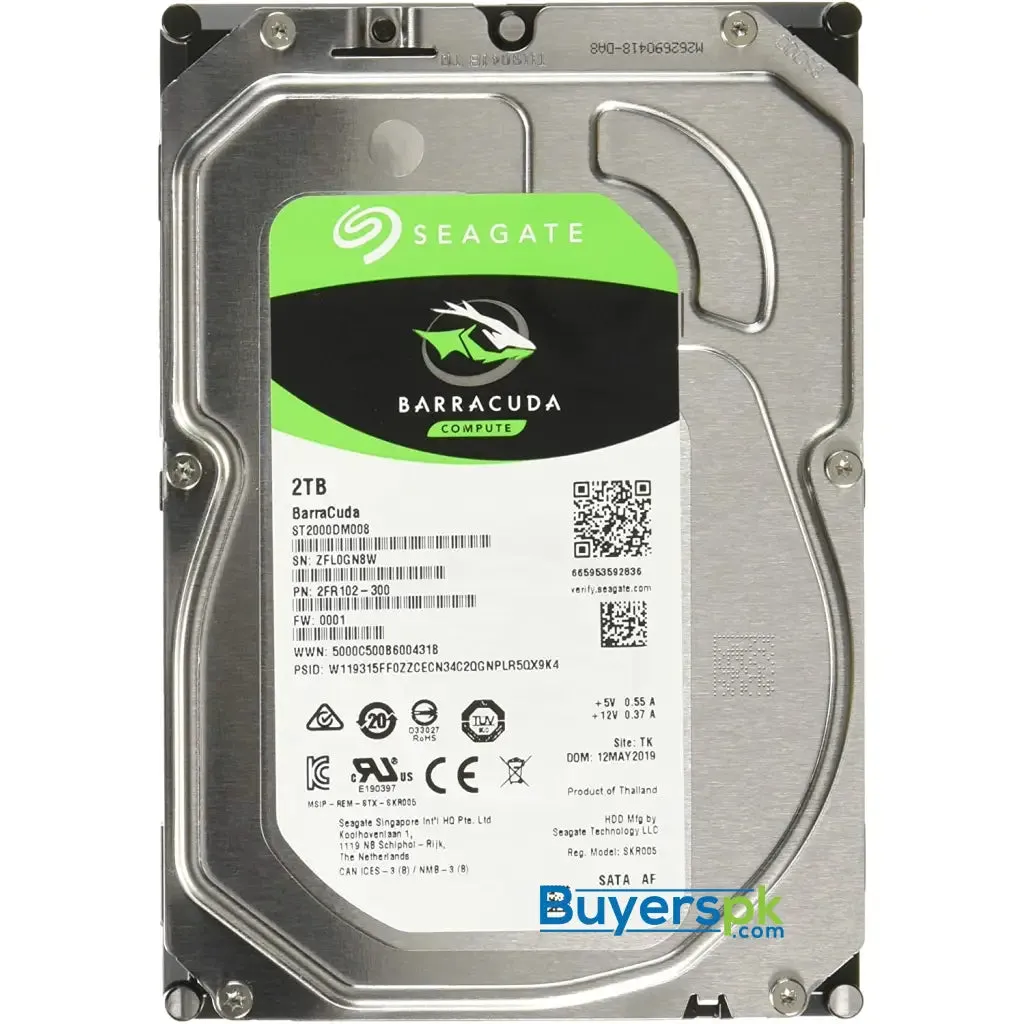 Seagate Barracuda 2tb 7200rpm 256mb Cache Internal Hard Drive St2000dm008