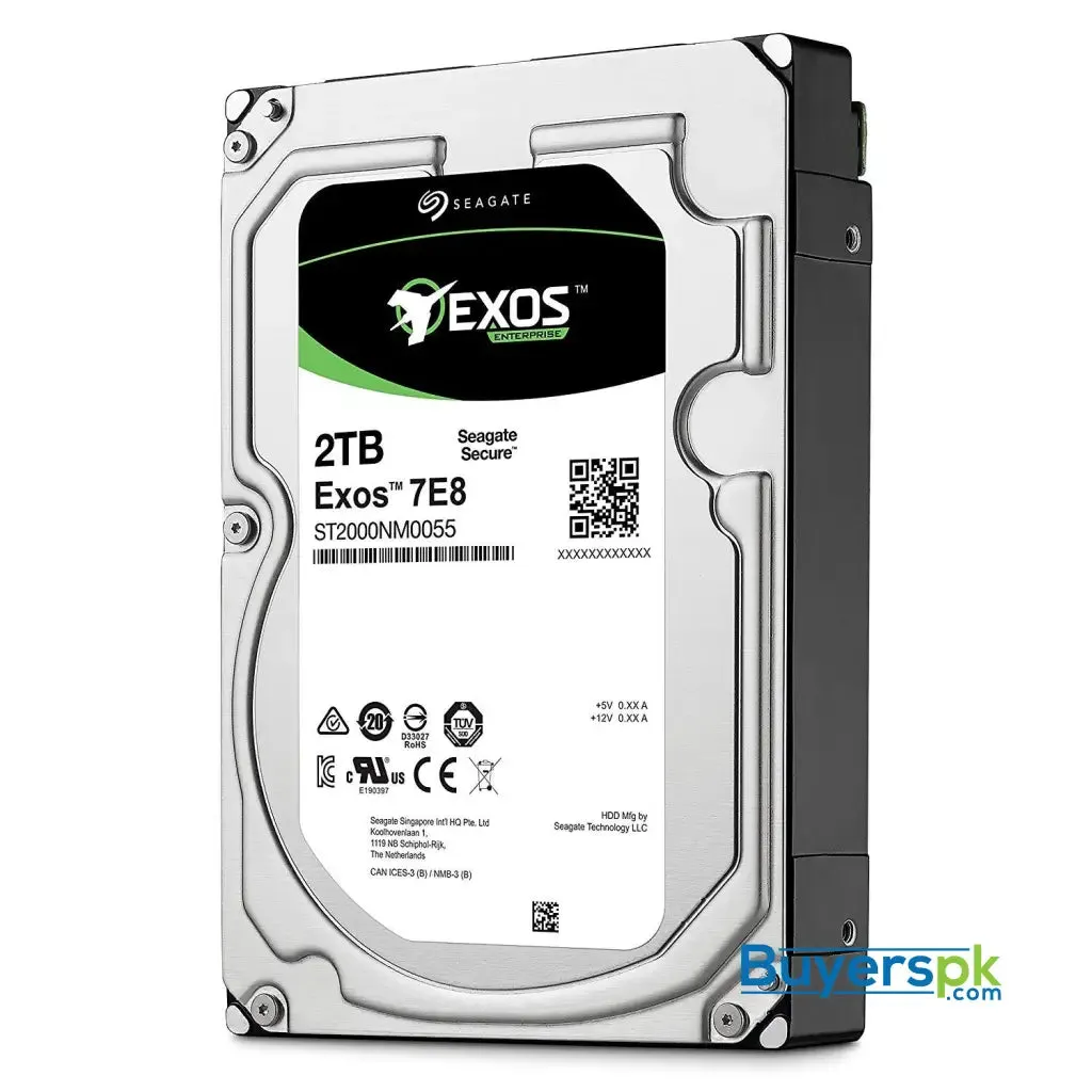 Seagate Enterprise 2tb Hdd St2000nm0055 2tb Sata Iii 6gb/s 7200rpm 128mb 3.5" 3 Yrs Warranty