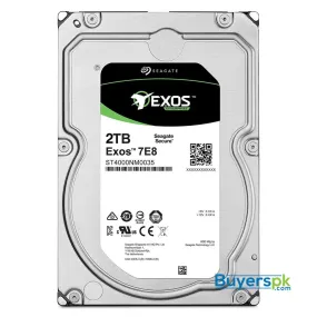 Seagate Enterprise 2tb Hdd St2000nm0055 2tb Sata Iii 6gb/s 7200rpm 128mb 3.5" 3 Yrs Warranty