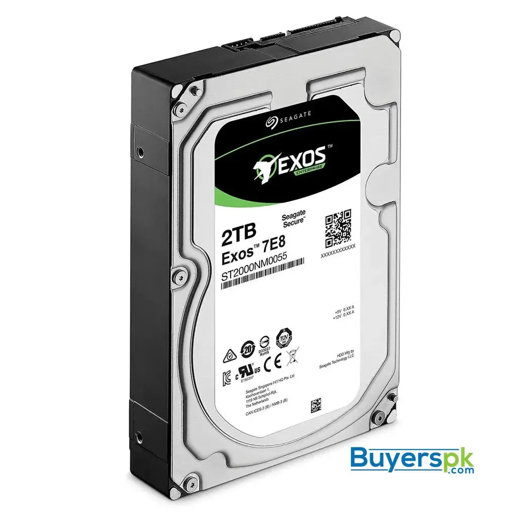 Seagate Enterprise 2tb Hdd St2000nm0055 2tb Sata Iii 6gb/s 7200rpm 128mb 3.5" 3 Yrs Warranty