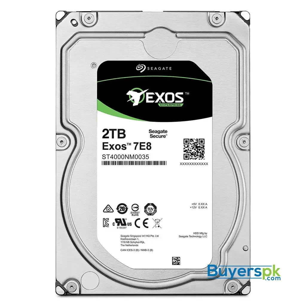 Seagate Enterprise 2tb Hdd St2000nm0055 2tb Sata Iii 6gb/s 7200rpm 128mb 3.5" 3 Yrs Warranty