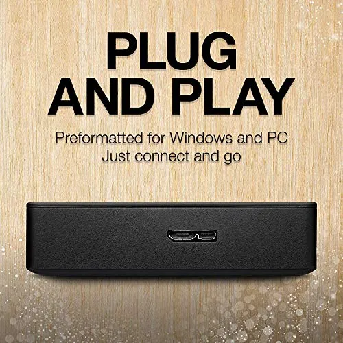 Seagate Portable 5TB External Hard Drive HDD – USB 3.0 for PC, Mac, PS4, & Xbox