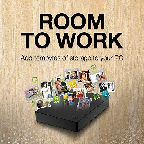 Seagate Portable 5TB External Hard Drive HDD – USB 3.0 for PC, Mac, PS4, & Xbox