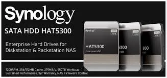 Synology 4TB HAT5300-4T Enterprise 3.5" SATA 7200rpm 256MB Cache HDD  (HD-HA534T)