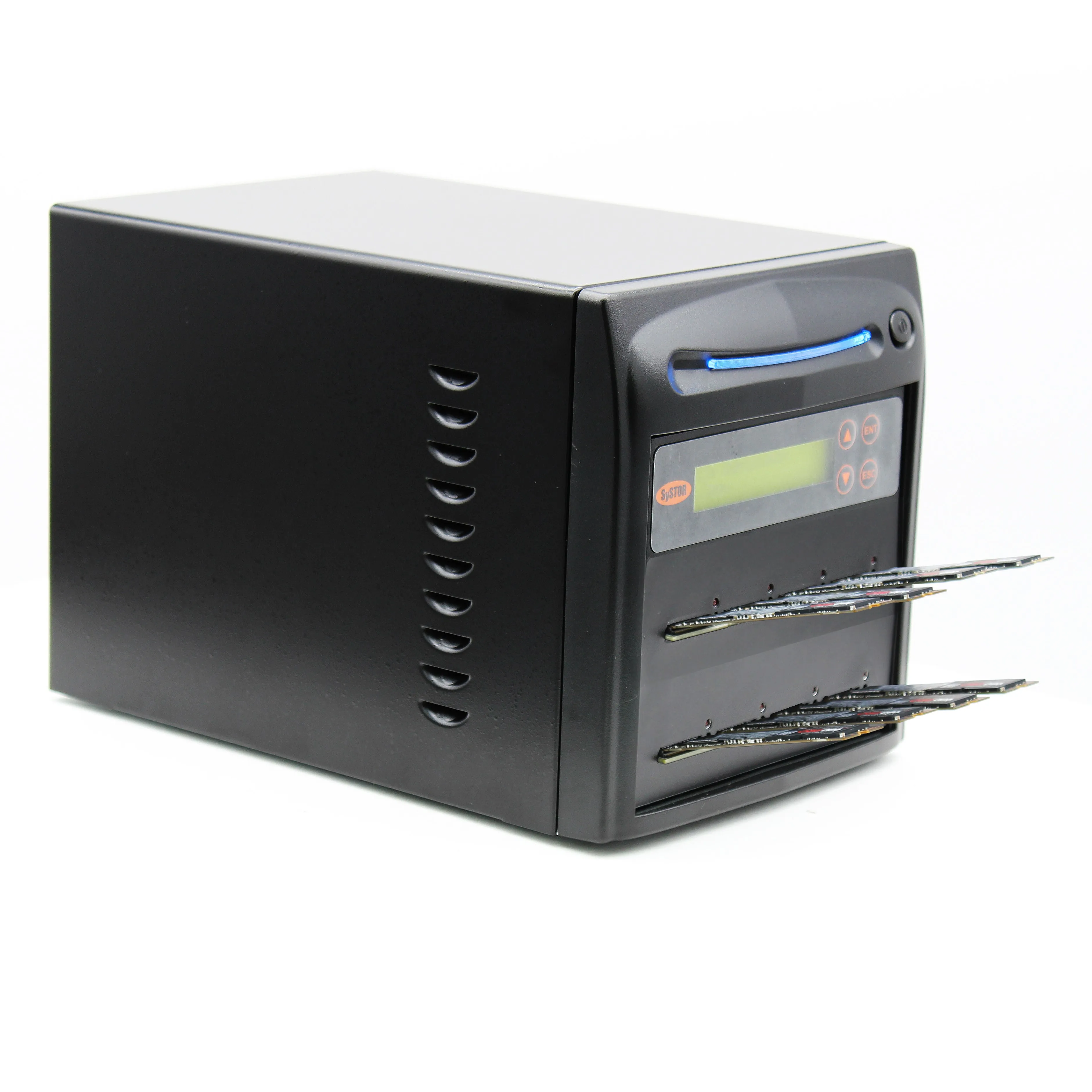 Systor 1 to 7 M.2 SATA/NVMe Duplicator & Sanitizer - up to 24GB/Min - for PCIe M2 Drives (SYSNVME-NX407)