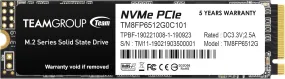 Team 512GB MP33 M.2 NVMe Gen3 SSD, M.2 2280, PCIe3, R/W 1700/1400 MB/s, Internal Solid State Drive