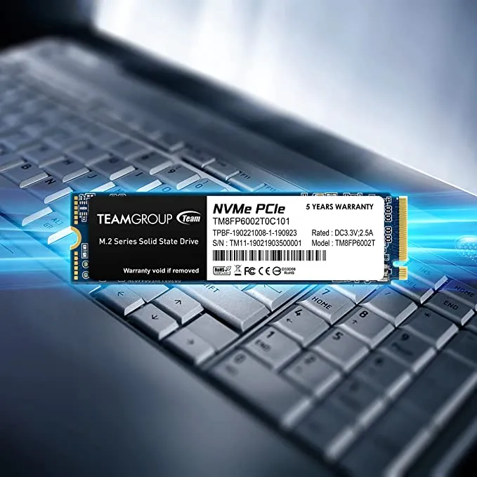 TEAMGROUP 256GB NVMe PCIe M.2 Internal SSD