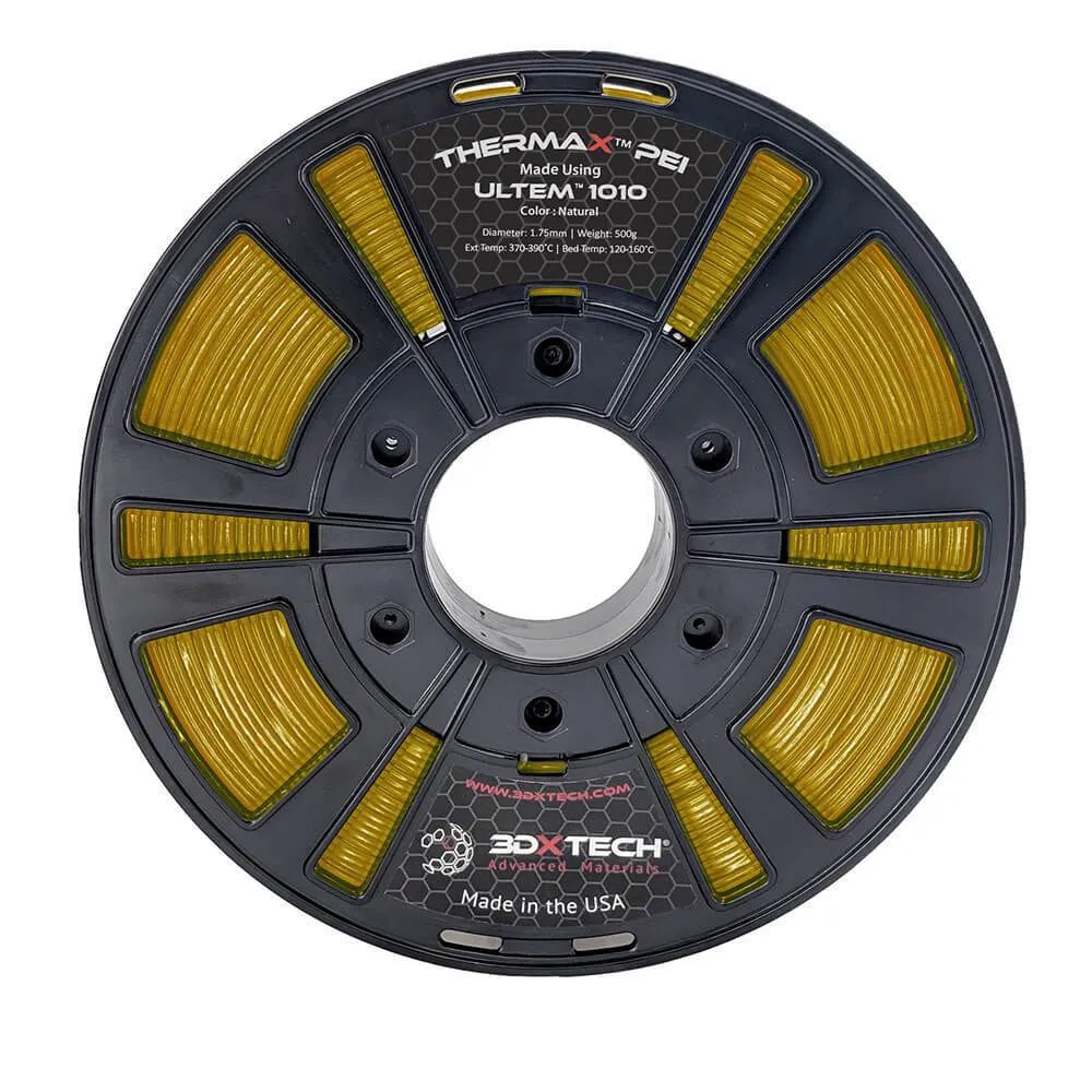 ThermaX™ PEI 3D Filament, Made using ULTEM™ 1010 PEI