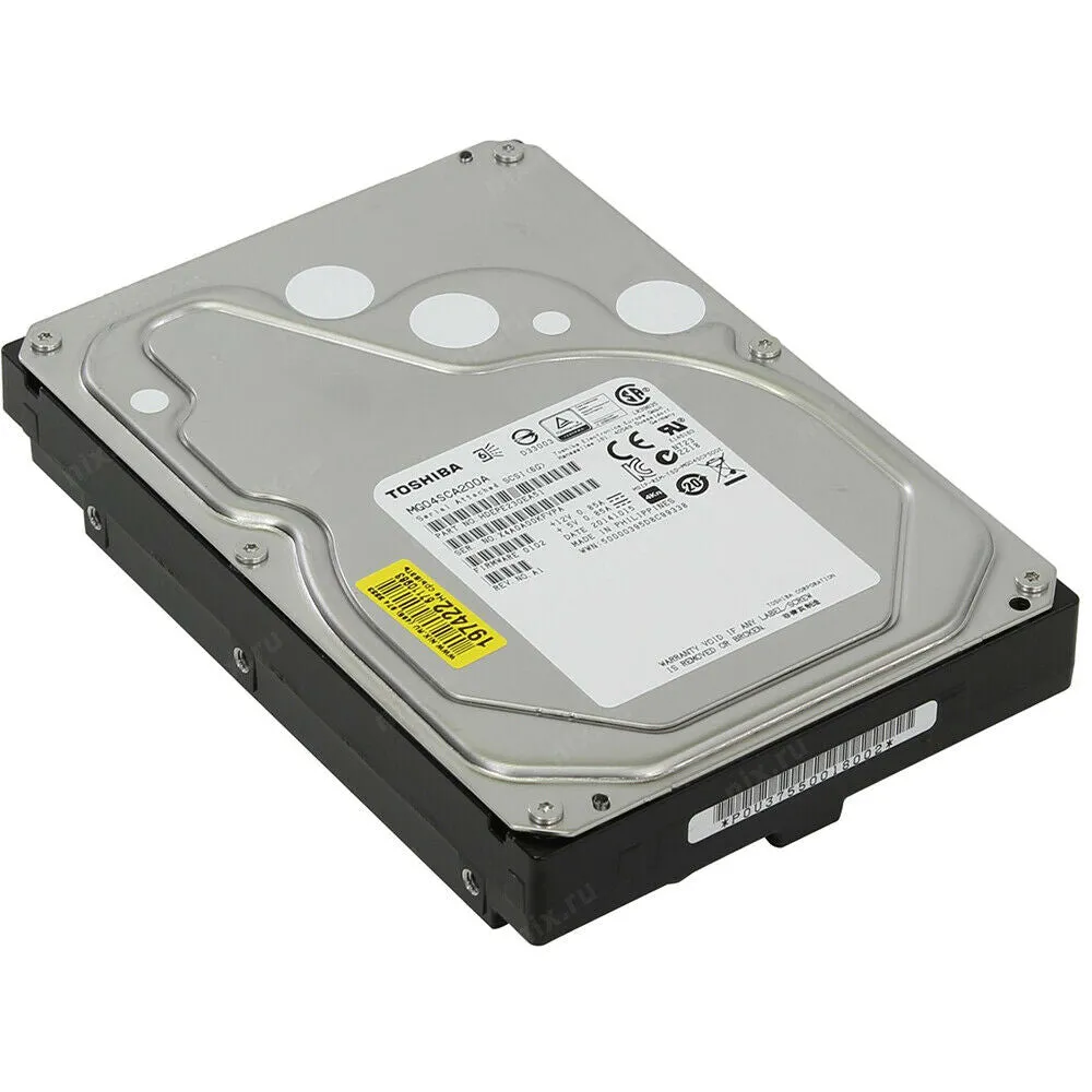 Toshiba (SAS) 3.5" Internal Hard Drive 2TB 7200rpm PN HDEPE23GEA51 MG04SCA200A