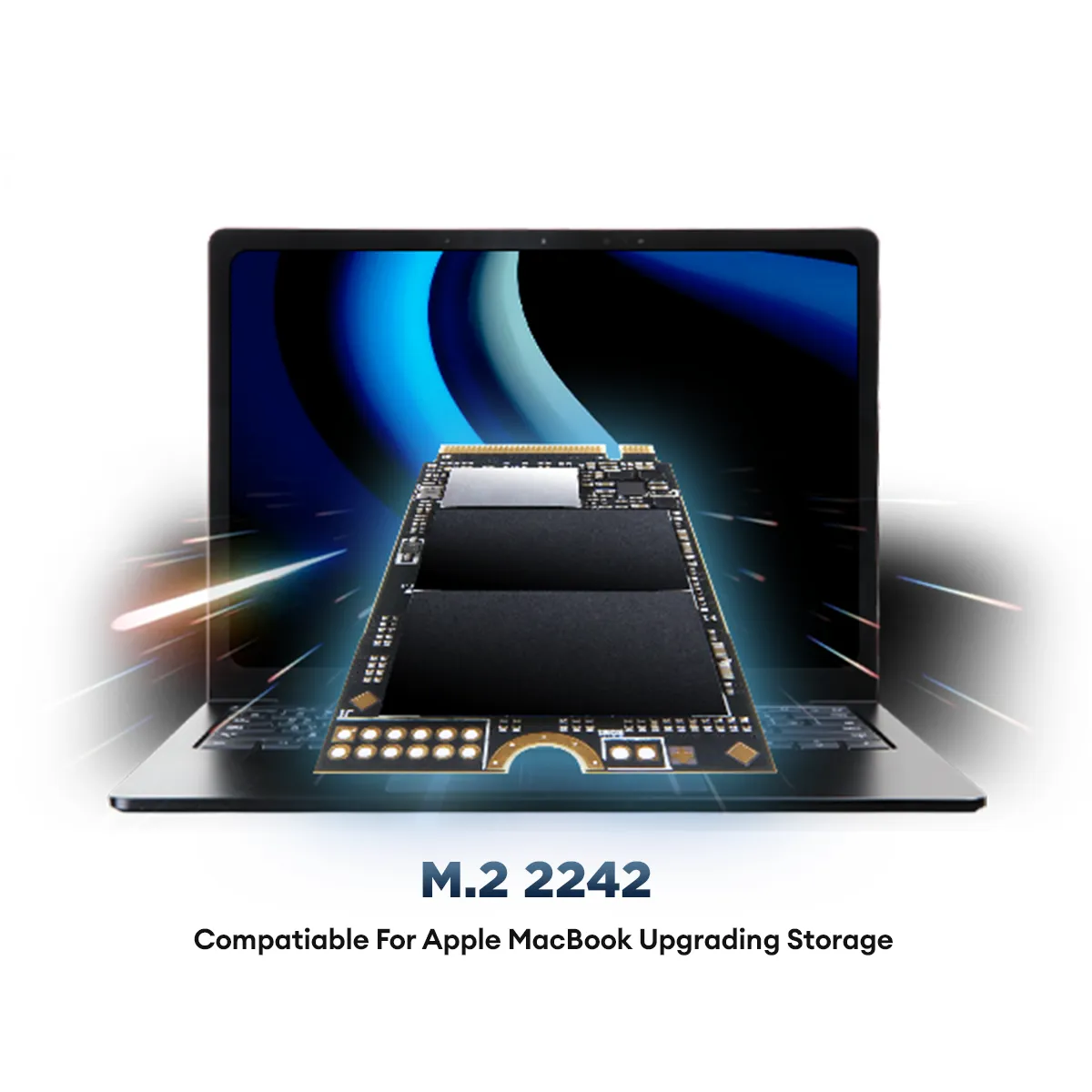 Transcend MTE410S M.2 PCIe SSD 2242 PCIe NVMe Gen4x4 3D NAND Single Sided ( 256GB / 512GB / 1TB ) - Upgrade for Laptop