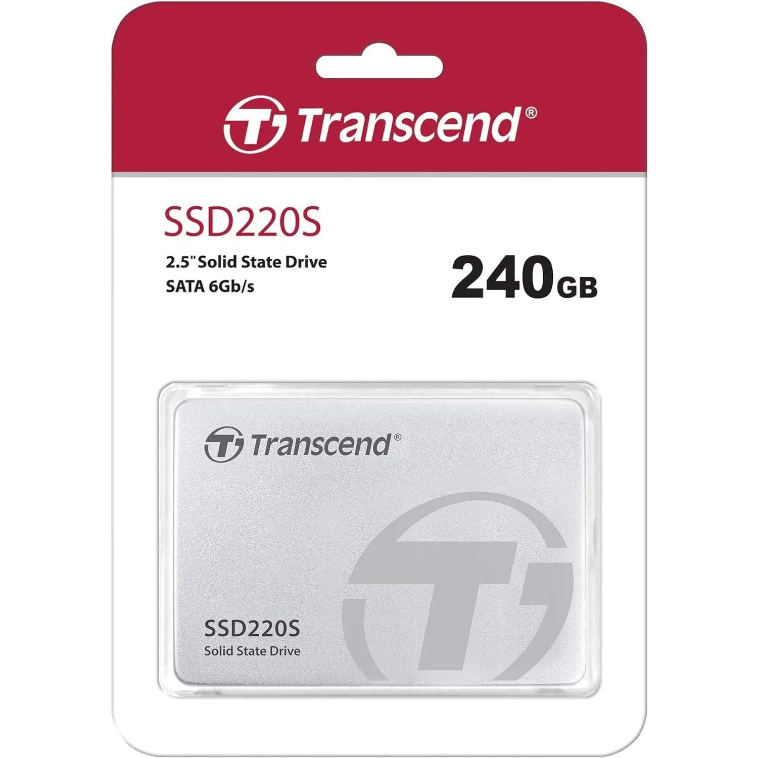 Transcend SSD220S 240 GB 2.5 Inch SATA III 6 Gb/s Internal Solid State Drive (SSD) 3D TLC NAND (TS240GSSD220S)