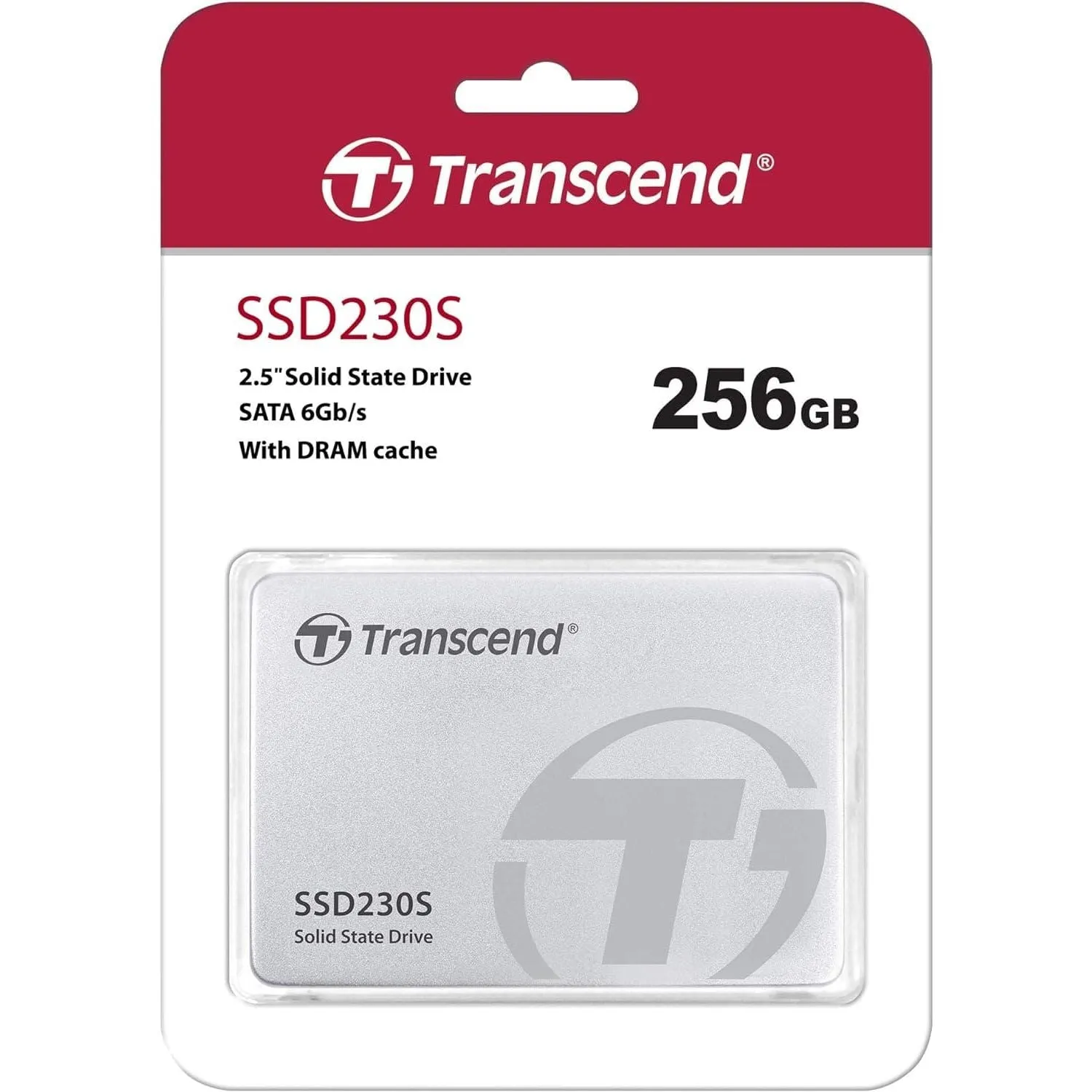 Transcend SSD230S 256 GB 2.5 Inch SATA III 6 Gb/s Internal Solid State Drive (SSD) 3D TLC NAND with DRAM Cache (TS256GSSD230S)