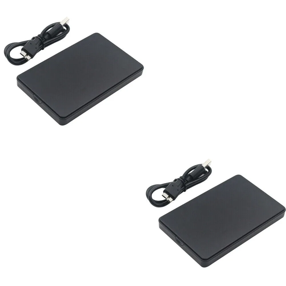 US 2-4 2.5" SATA USB 3.0 Hard Drive Disk HDD SSD Enclosure External Laptop Case