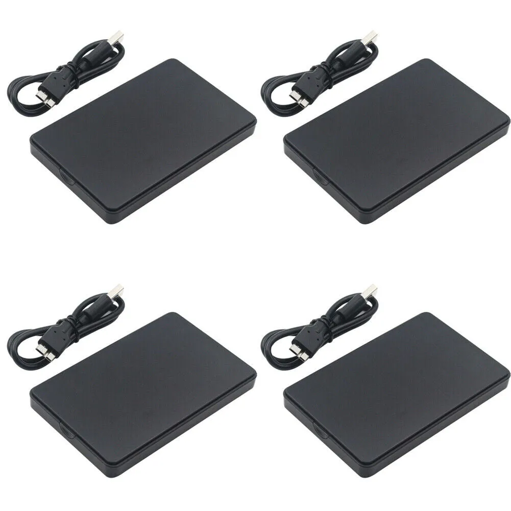 US 2-4 2.5" SATA USB 3.0 Hard Drive Disk HDD SSD Enclosure External Laptop Case