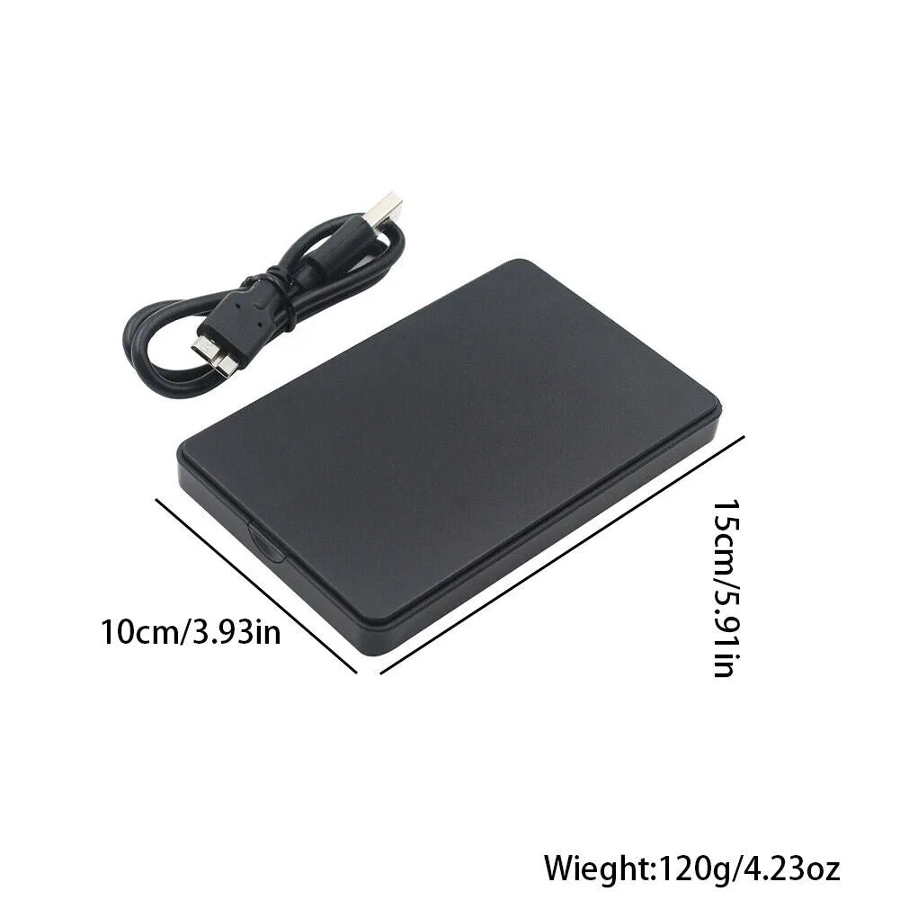 US 2-4 2.5" SATA USB 3.0 Hard Drive Disk HDD SSD Enclosure External Laptop Case