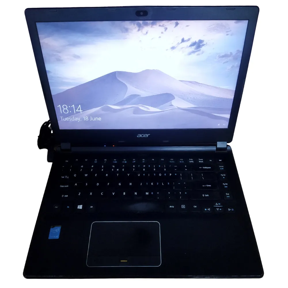 Used Acer TravelMate P446 14" Intel Core i5-5th Gen 500GB HDD 8GB RAM Black Laptop