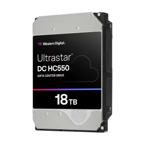 WD 18TB Ultrastar DC HC550 WUH721818ALE6L4 / 0F38459 Data Center Drive 3.5" SATA 7200rpm 512MB Cache HDD