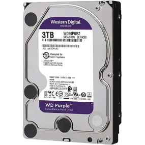 WD 3TB 64MB Purple Security Drive