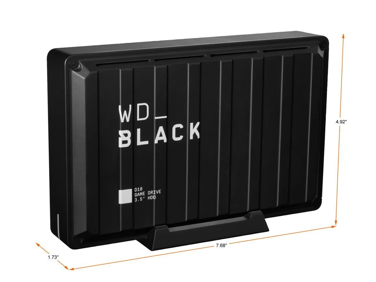 WD_BLACK 8TB D10 Game Drive 3.5" Compatible with PS4, Xbox One, PC, Mac WDBA3P0080HBK