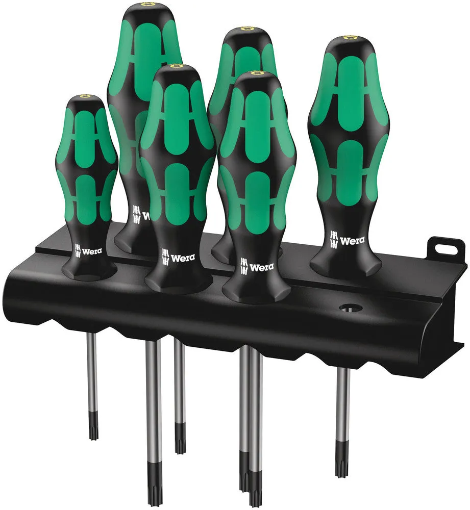 Wera 028059 6pc 367/6 TORX¨ Kraftform Plus Holding Function Screwdriver Set