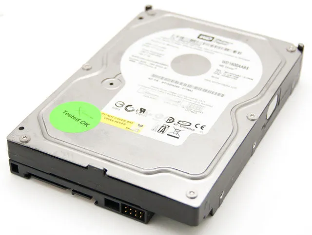 Western Digital 160GB 7200RPM SATA Desktop Hard Drive Model:WD1600AABS-61PRA0