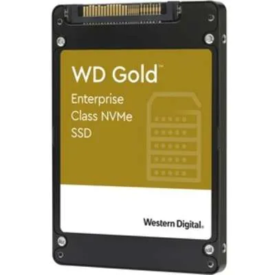 Western Digital Gold 7.68TB Enterprise Class Internal SSD, NVMe PCIe Gen3.1x4 - WDS768T1D0D