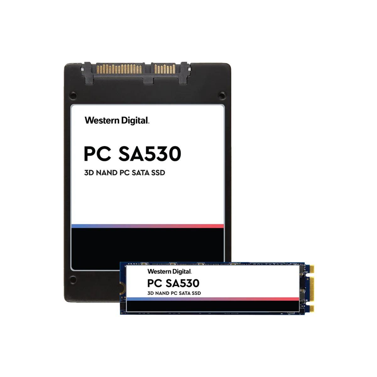 Western Digital PC SA530 512GB Internal Solid State Drive, 3D NAND SATA 2.5" SSD - SDASB8Y-512G