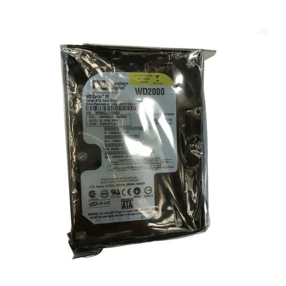 Western Digital (SATA) Caviar SE 3.5" Internal HD 200GB 7.2K HDD, WD2000JD