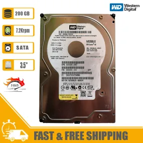 Western Digital (SATA) Caviar SE 3.5" Internal HD 200GB 7.2K HDD WD2000JS