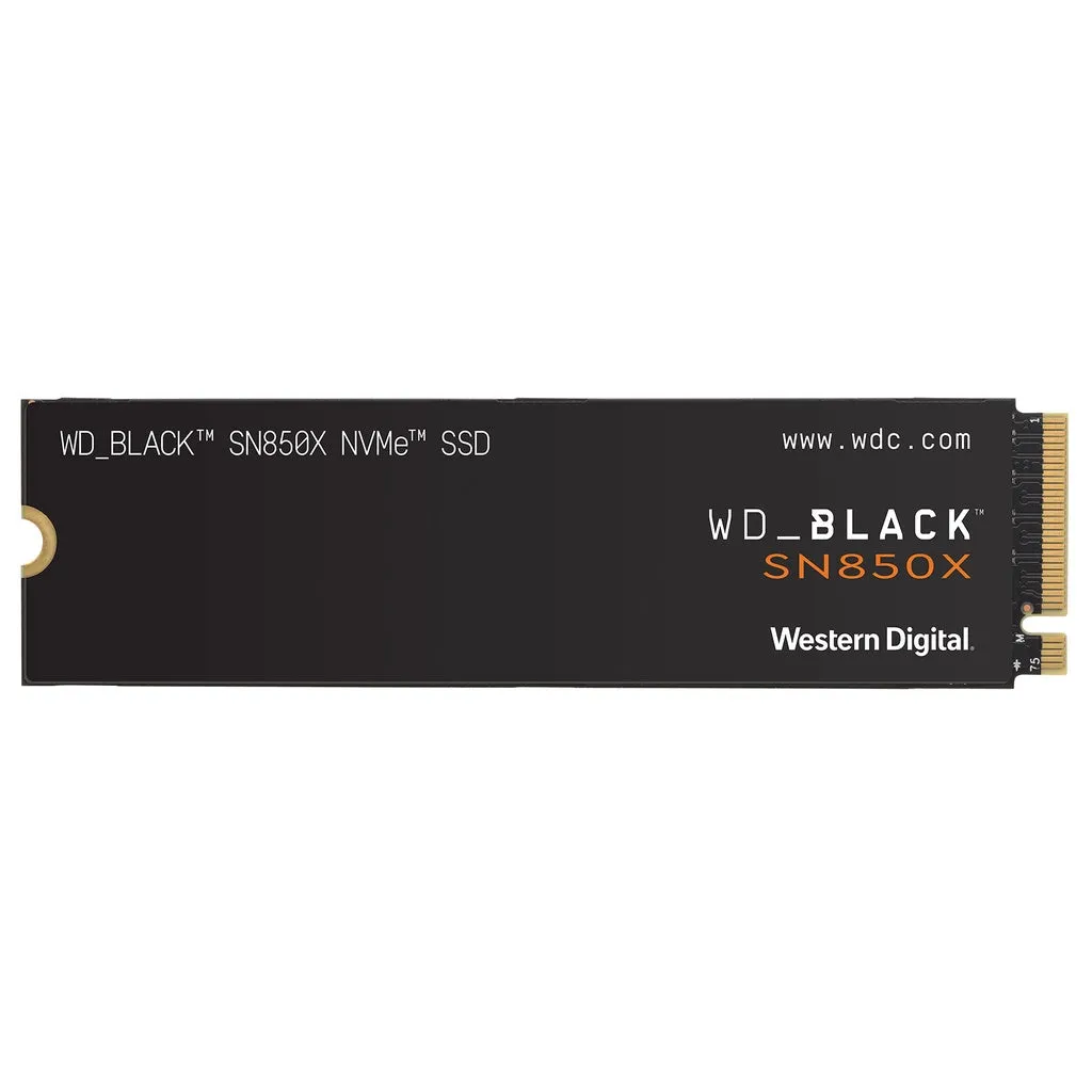 Western Digital WD Black SN850X 1TB / 2TB / 4TB NVMe PCIe Gen4 x4 M.2 2280 SSD (With Heatsink / Without Heatsink)