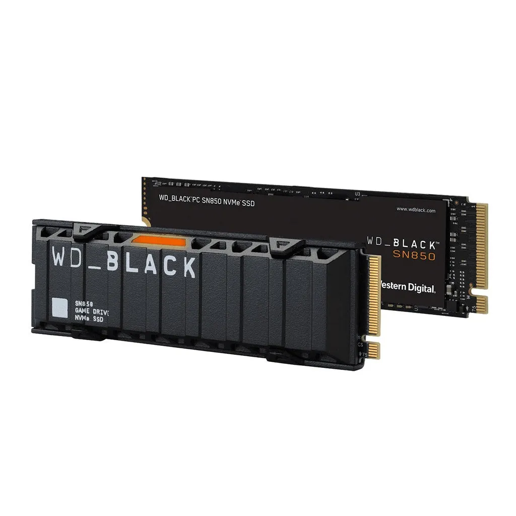 Western Digital WD Black SN850X 1TB / 2TB / 4TB NVMe PCIe Gen4 x4 M.2 2280 SSD (With Heatsink / Without Heatsink)