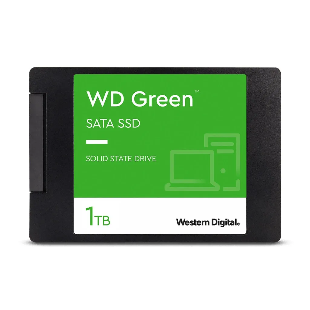Western Digital WD Green 2.5" SATA III SSD ( 240GB / 480GB / 1TB ) Solid State Drive 3 Years Warranty