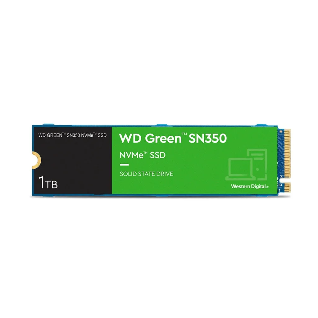 Western Digital WD Green SN350 (240GB/480GB/500GB/1TB/2TB) NVMe PCIe SSD Solid State Drives M.2 2280
