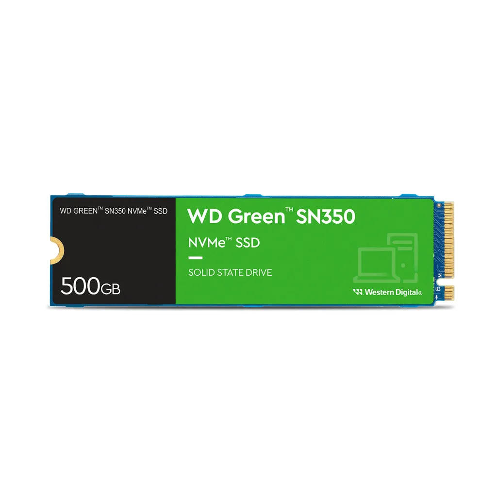 Western Digital WD Green SN350 (240GB/480GB/500GB/1TB/2TB) NVMe PCIe SSD Solid State Drives M.2 2280