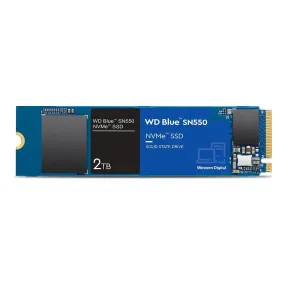 Western Digital WD_BLUE SN550 2TB M.2 SSD 2280 PCIe Gen3 NVMe up to 2600 MB/s read speed